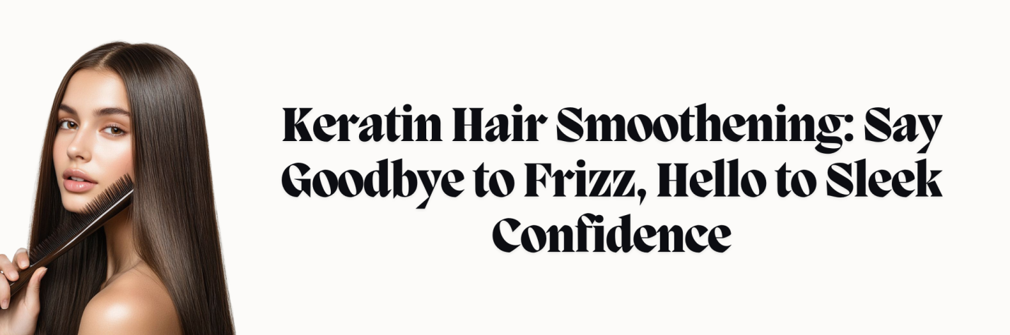 Client receiving keratin hair smoothening treatment at Lakmé Salon Kannur for shiny, frizz-free hair.