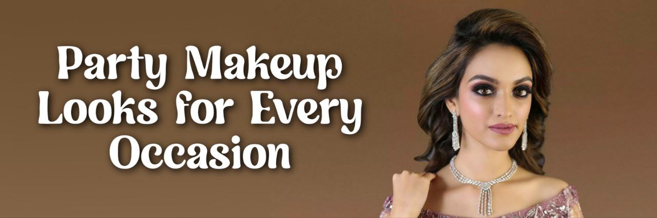 Makeup artist at Lakmé Salon Kannur applying soft glam makeup for a client preparing for a party.