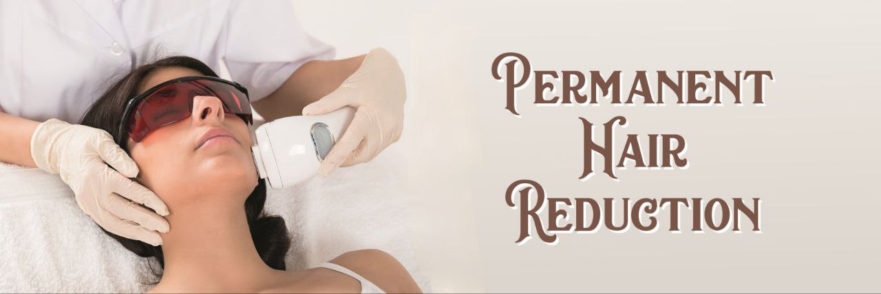 Woman receiving laser hair reduction treatment by certified technician at Lakmé Salon Kannur.